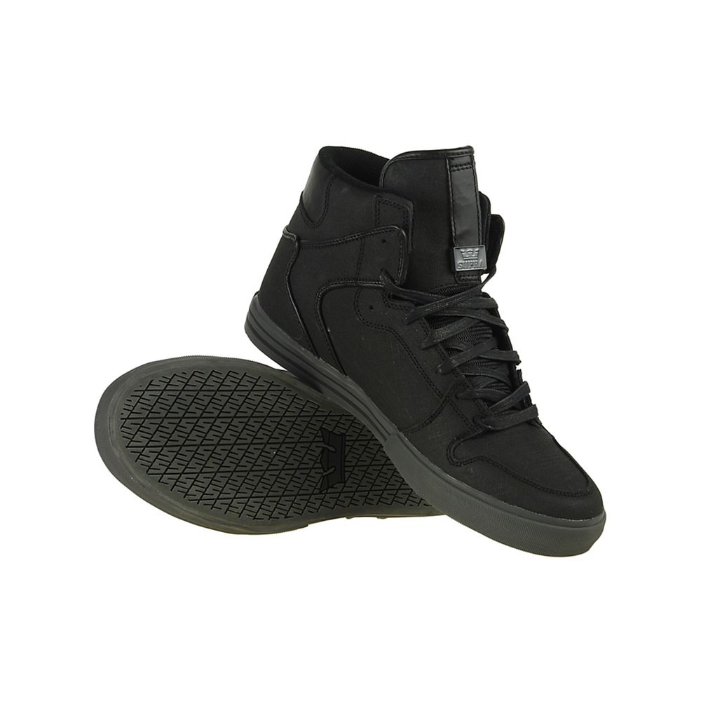 Baskets Montantes Supra Vaider Noir Tuf Black/Gunny Homme | GVR-95080974